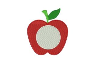 Apple Circle Monogram: A Sweet Touch for Handmade Gifts