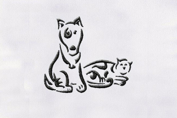 Cat Dog Outline Design: A Holiday Stitching Review