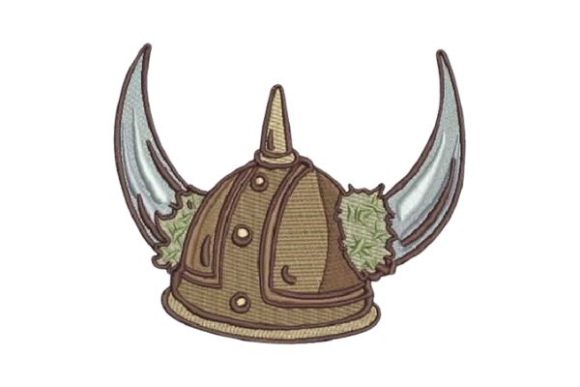 Review: Cartoon Viking Helmet for Embroidery Projects