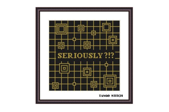 Reviewing Seriously Funny Geometric Cross Stitch